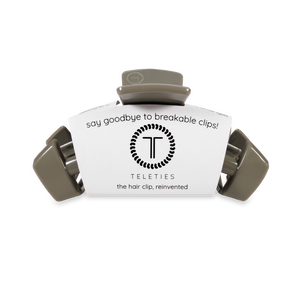 Teleties Classic Medium Hair Clip Sage It Ain't So