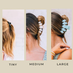 Teleties Classic Tiny Hair Clip in Tortoise