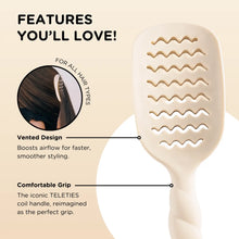 Load image into Gallery viewer, Teleties Vented Hairbrush in Tan