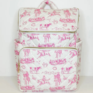 Mugsby Backpack in Cowgirl Pattern