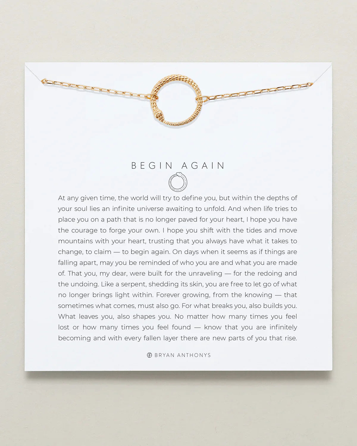 Bryan Anthonys Begin Again Necklace in Gold