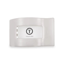 Load image into Gallery viewer, Teleties Large Flat Rectangle Clip Coconut White