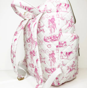 Mugsby Backpack in Cowgirl Pattern