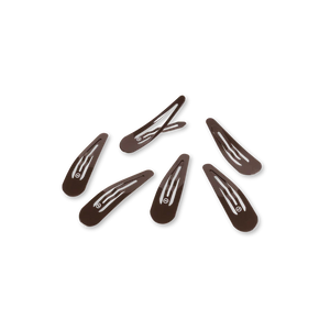 Teleties Snap Clip in Brown
