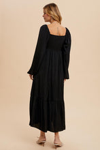 Load image into Gallery viewer, You Got Me Bow Satin Maxi Dress