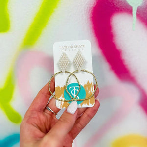 Taylor Shaye White Callie Hoops