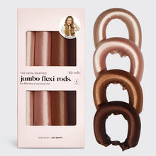 Load image into Gallery viewer, Kitsch Satin Jumbo Flexi Rods 4pc Set in Rosewood