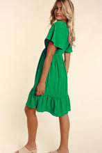 Load image into Gallery viewer, Adventure of a Lifetime Smocked Dress Green