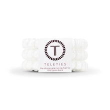 Load image into Gallery viewer, Teleties Large Hair Tie in Coconut White