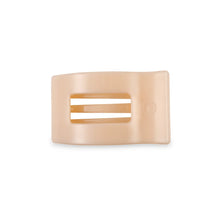 Load image into Gallery viewer, Teleties Small Flat Rectangle Clip in Almond Beige