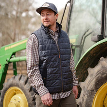 Load image into Gallery viewer, Local Boy Brick Quilted Vest in Charcoal