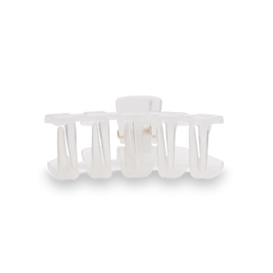 Teleties Classic Tiny Hair Clip in Coconut White
