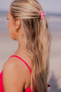 Teleties Classic Tiny Hair Clip Paradise Pink