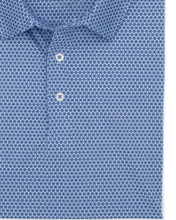 Load image into Gallery viewer, Coastal Cotton Cobalt Mosiac Printed Polo