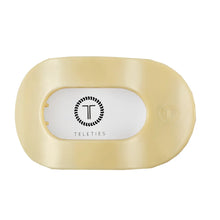 Load image into Gallery viewer, Teleties Large Flat Round Clip Butter Yellow