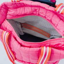 Load image into Gallery viewer, Pretty Simple Tenley Quilted Tote Roller Bag in Pink