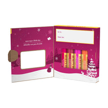 Load image into Gallery viewer, Holiday Beeswax Bounty Fruit Lip Balm Gift Set