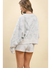 Load image into Gallery viewer, Time To Go Grey Camo Dropped Shoulder Sweatshirt