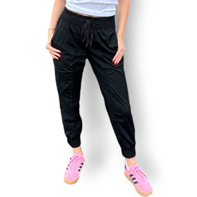 Lulu Mac Black Jogger Pants