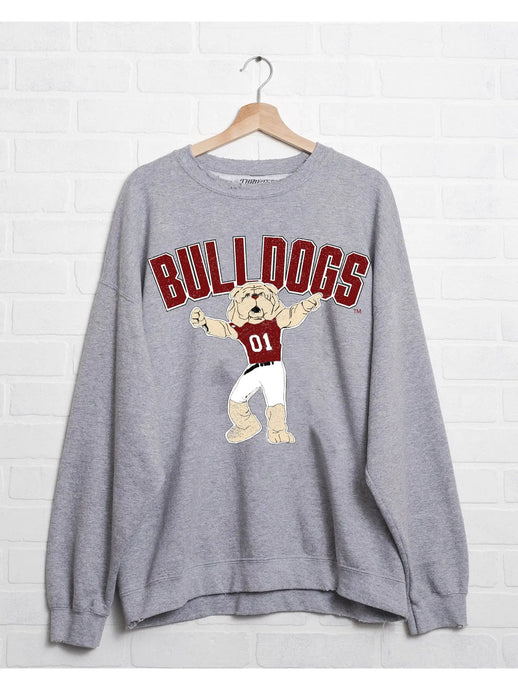 Mississippi State Bulldogs Cartoon Mascot Thrifted Sweatshirt