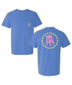 Barstool Sports Stool & Stars SS Pocket Tee in Blue