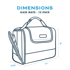 Kanga Coolers Ole Miss 12-Pack Kase Mate