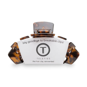 Teleties Classic Large Hair Clip Tortoise
