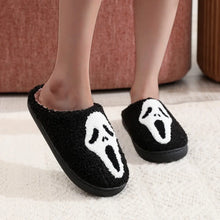 Load image into Gallery viewer, What&#39;s Your Favorite Scary Movie Ghost Face Slippers