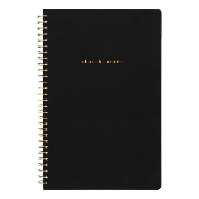 Church Notes Black Notebook
