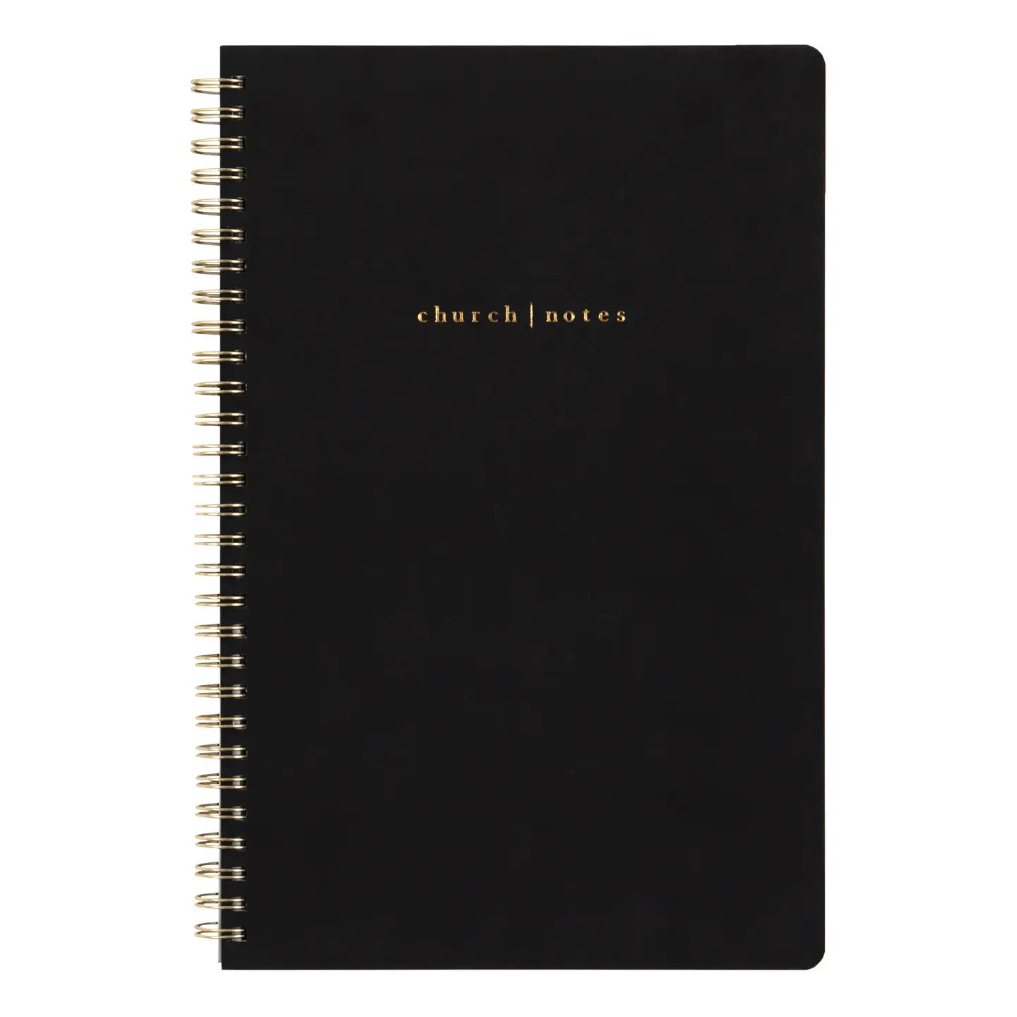 Church Notes Black Notebook