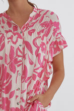 Load image into Gallery viewer, Loving Embrace Button Down Dress Pink