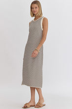 Load image into Gallery viewer, All the Small Things Stripe Midi Dress