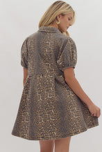 Load image into Gallery viewer, Girls Who Drink Wine Cheetah Print Dress