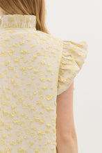 Load image into Gallery viewer, Heart Of Gold Bubble Flutter Sleeve Mini Dress