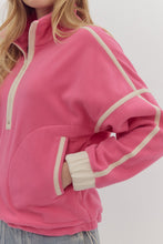 Load image into Gallery viewer, Sweet but Psycho Fleece Half Zip Pullover