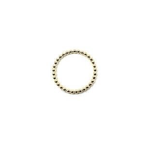 Erin Gray Resort Collection Waterproof Gold Small Round Stone Ring