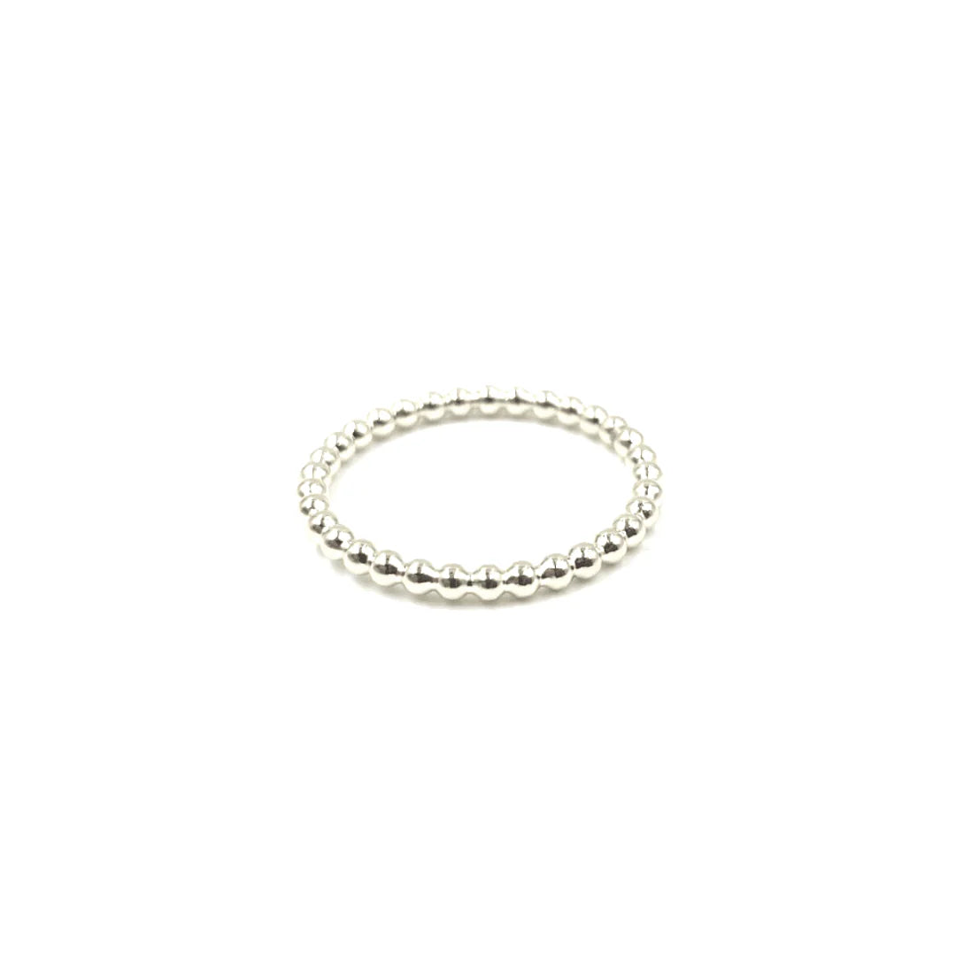 Erin Gray Resort Collection Waterproof Sterling Small Round Stone Ring