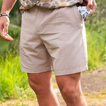 Load image into Gallery viewer, Burlebo 5.5" Everyday Cobblestone Khaki Shorts with Duck Hunt Pockets
