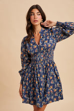 Load image into Gallery viewer, Little Out Of Tune Zippered Floral Mini Dress