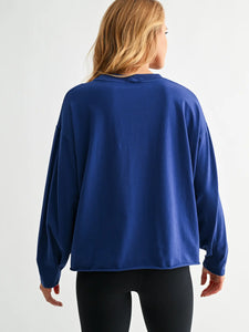 Looking For You Pima Cotton LS Top