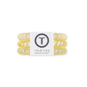 Teleties Small Hair Tie in Butter Yellow