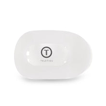 Load image into Gallery viewer, Teleties Large Flat Round Clip Coconut White