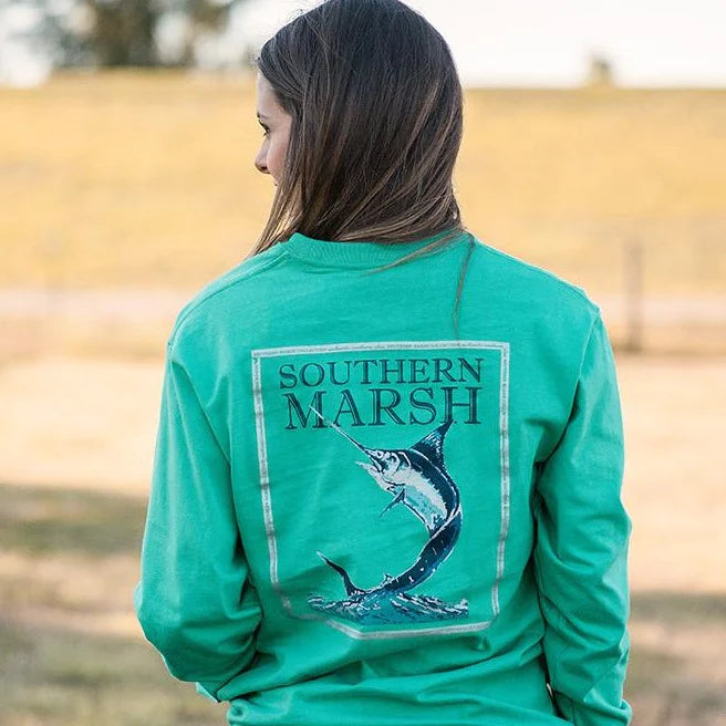 Southern Marsh Long Sleeve Fishing - Jockey Green