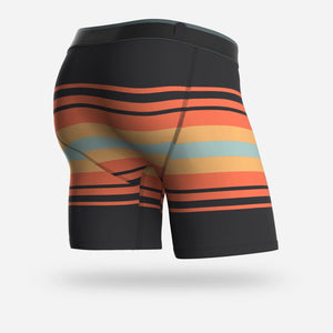 Classic Boxer Brief Print Sunday Stripe Black