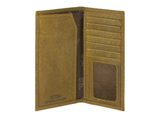 Load image into Gallery viewer, Vintage Tan Brass Lab Roper Wallet