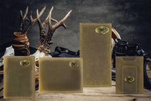 Load image into Gallery viewer, Vintage Tan Brass Buck Trifold Wallet