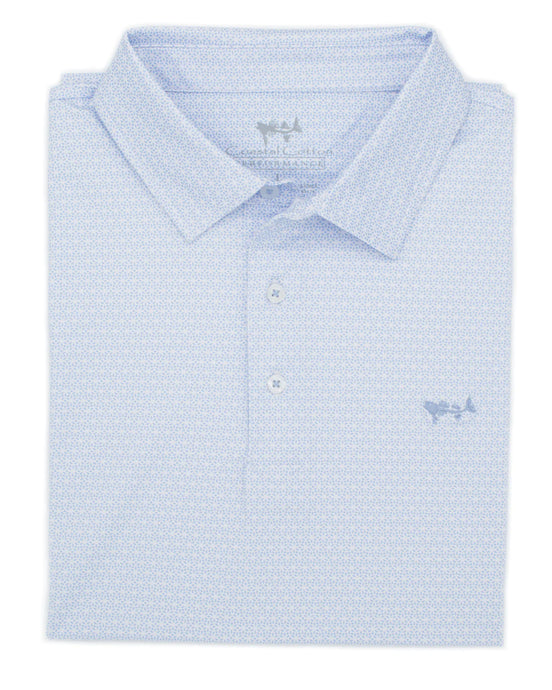 Coastal Cotton Kalediscope Printed Polo