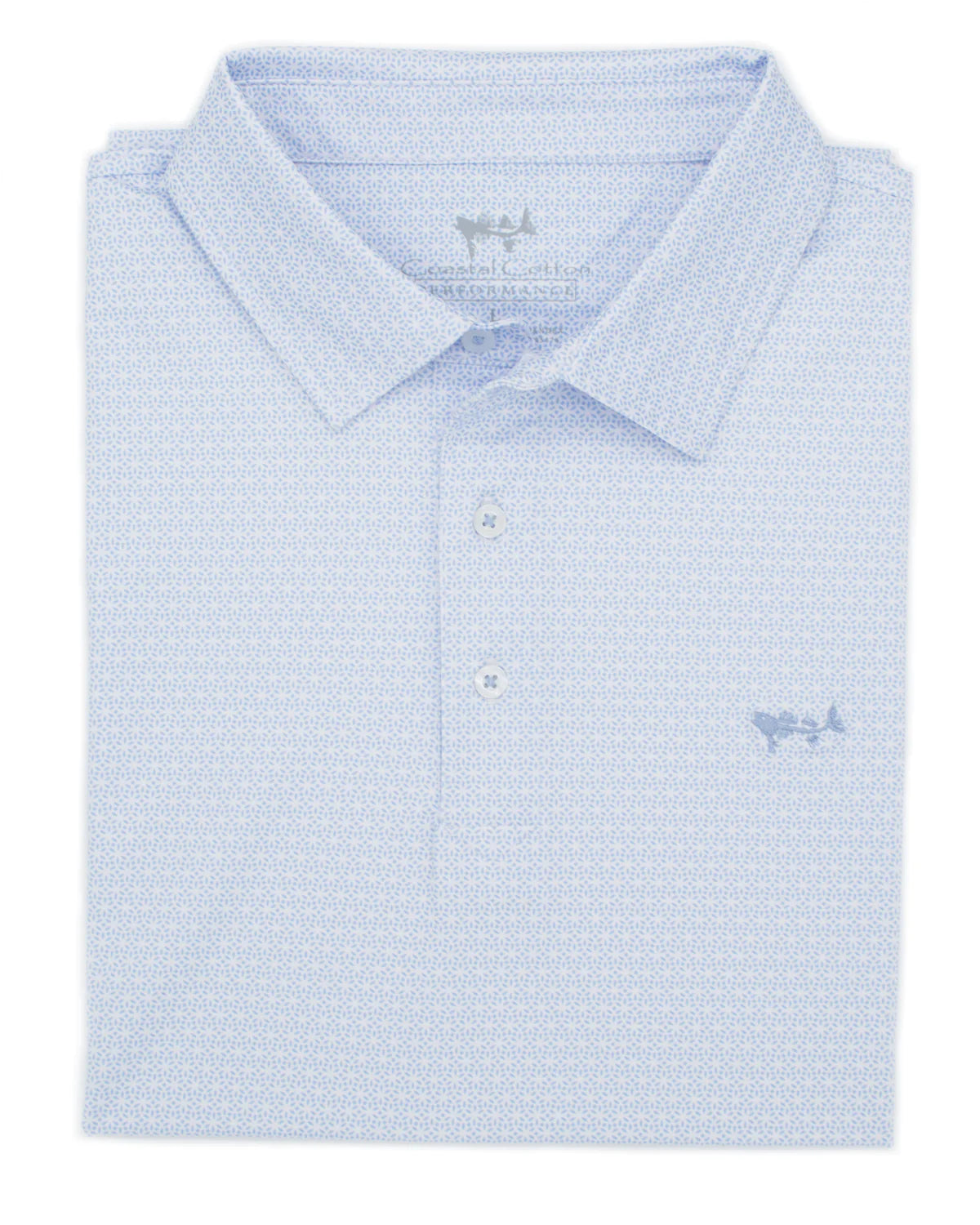 Coastal Cotton Kalediscope Printed Polo