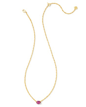 Load image into Gallery viewer, Kendra Scott Gold Cailin Pendant Necklace in Purple Crystal