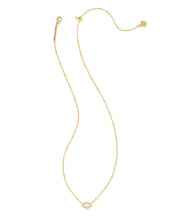 Load image into Gallery viewer, Kendra Scott Gold Mini Abbie Pendant Necklace in Ivory MOP